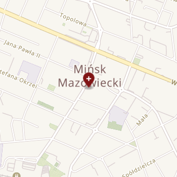 SPZOZ w Mińsku Mazowieckim na mapie