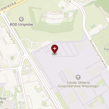 NZOZ Szkoły Głównej Gospodarstwa Wiejskiego w Warszawie na mapie