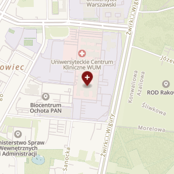 Uniwersyteckie Centrum Kliniczne Warszawskiego Uniwersytetu Medycznego on map