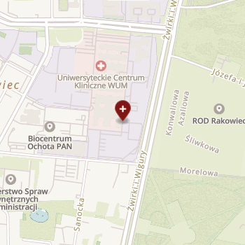 Centrum Medyczne Warszawskiego Uniwersytetu Medycznego on map