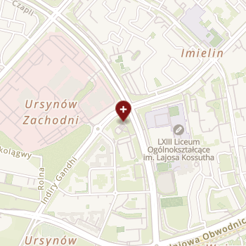 Warszawski Szpital Południowy na mapie