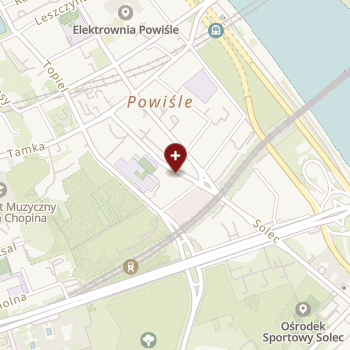 Warszawski Szpital Południowy na mapie