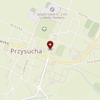 SPZZOZ w Przysusze on map