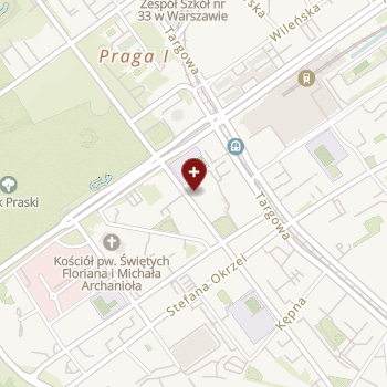 Przychodnie Praga-Północ na mapie