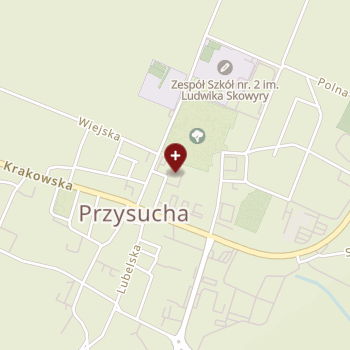 SPZZOZ w Przysusze on map