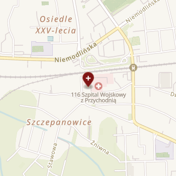 116 Szpital Wojskowy z Przychodnią SPZOZ w Opolu on map