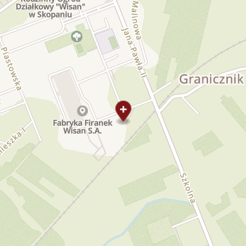 Centrum Medyczne "Wisan" w Skopaniu na mapie