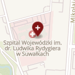 Szpital Wojewódzki im. dr. Ludwika Rydygiera w Suwałkach na mapie