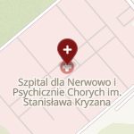 Szpital dla Nerwowo i Psychicznie Chorych im. St. Kryzana on map