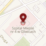 Szpital Miejski nr 4 w Gliwicach na mapie
