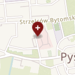Szpital w Pyskowicach on map