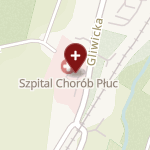 Szpital Chorób Płuc w Orzeszu on map