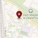 Szpital Powiatowy w Zawierciu on map