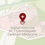 Górnośląskie Centrum Medyczne im. prof. Leszka Gieca Śląskiego Uniwersytetu Medycznego w Katowicach na mapie