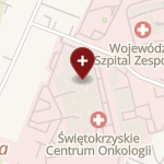 Świętokrzyskie Centrum Onkologii SPZOZ w Kielcach na mapie