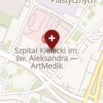 Szpital Kielecki św. Aleksandra on map