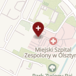 Miejski Szpital Zespolony w Olsztynie na mapie