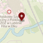 118 Szpital Wojskowy z Przychodnią SPZOZ w Ełku na mapie
