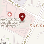 Wojewódzki Szpital Specjalistyczny w Olsztynie na mapie