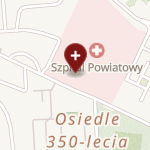 Szpital Powiatowy w Rawiczu na mapie