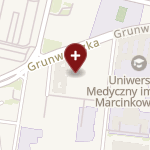 Uniwersytecki Szpital Kliniczny w Poznaniu na mapie