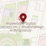 Wojewódzki Szpital Dziecięcy im. J. Brudzińskiego w Bydgoszczy na mapie