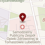 SPZOZ w Tomaszowie Lubelskim na mapie