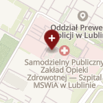 SPZOZ Ministerstwa Spraw Wewnętrznych i Administracji w Lublinie na mapie