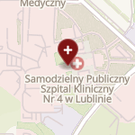 Uniwersytecki Szpital Kliniczny nr 4 w Lublinie na mapie