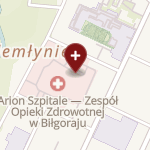 Arion Szpitale w Restrukturyzacji na mapie