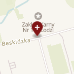 ZOZ Medycyny Pracy Służby Więziennej w Łodzi on map