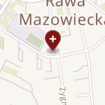 SPZOZ w Rawie Mazowieckiej na mapie