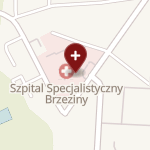Powiatowe Centrum Zdrowia w Brzezinach on map