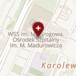 Wojewódzki Specjalistyczny Szpital im. M. Pirogowa w Łodzi na mapie