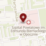 SPZOZ Szpital Powiatowy im. Edmunda Biernackiego w Opocznie on map