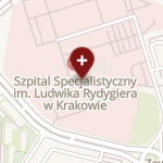 Szpital Specjalistyczny im. Ludwika Rydygiera w Krakowie na mapie