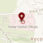 Nowy Szpital w Olkuszu na mapie