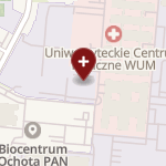 Centrum Medyczne Warszawskiego Uniwersytetu Medycznego on map