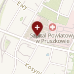 SPZZOZ w Pruszkowie on map