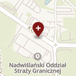 Służba Zdrowia Nadwiślańskiego Oddziału Straży Granicznej z siedzibą w Warszawie na mapie