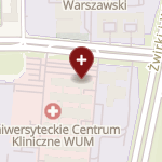 Uniwersyteckie Centrum Kliniczne Warszawskiego Uniwersytetu Medycznego na mapie
