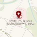 SPZZOZ w Sierpcu on map