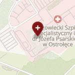 Mazowiecki Szpital Specjalistyczny im. dr. Józefa Psarskiego w Ostrołęce na mapie