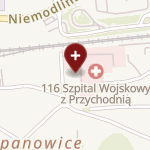 116 Szpital Wojskowy z Przychodnią SPZOZ on map